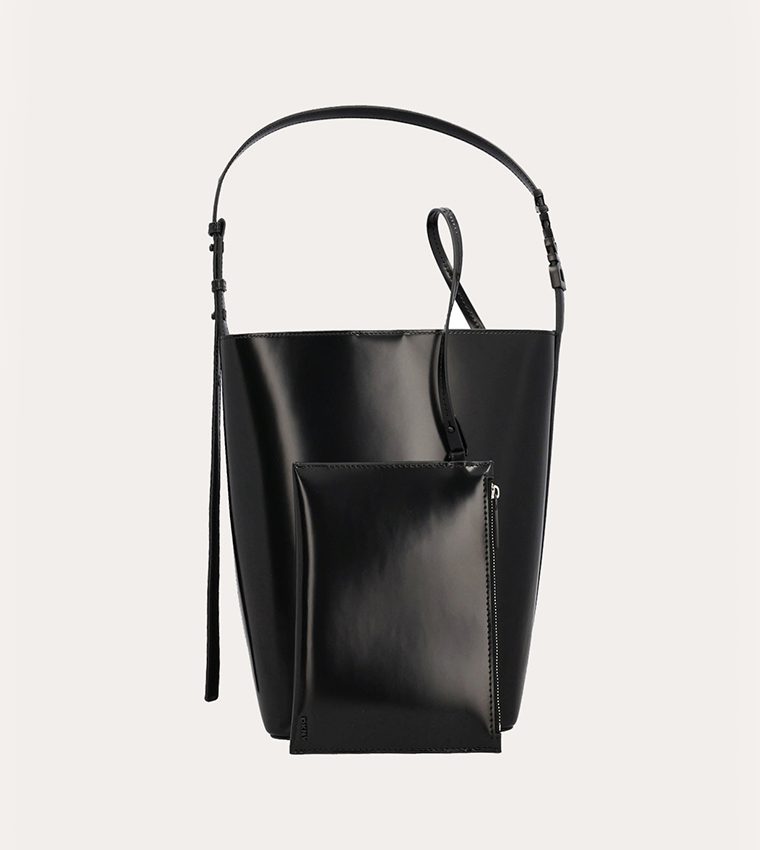 AVRIL Textured Bucket Bag