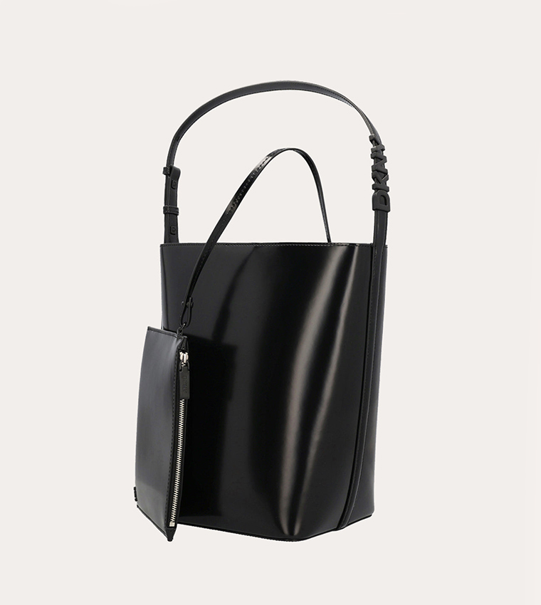 AVRIL Textured Bucket Bag