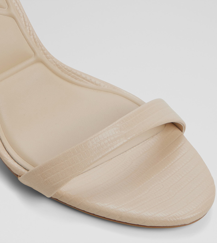 RADIANCE Textured Heel Sandals