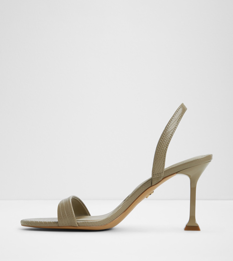 RADIANCE Textured Heel Sandals