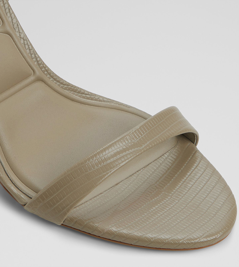 RADIANCE Textured Heel Sandals