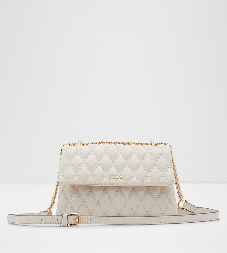 Buy Aldo RALISSI Quilted Sling Bag In Beige 6thStreet Oman