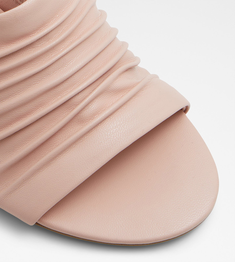 RANOBANTAR Ruched Heeled Mules 