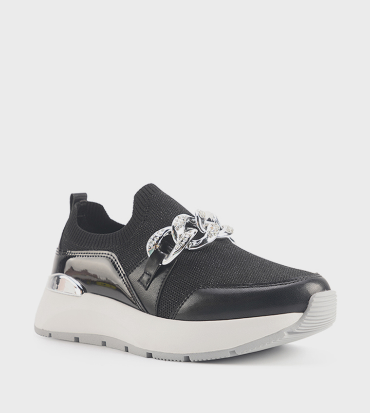 RAPHINE Accessorized Slip-On Shoes