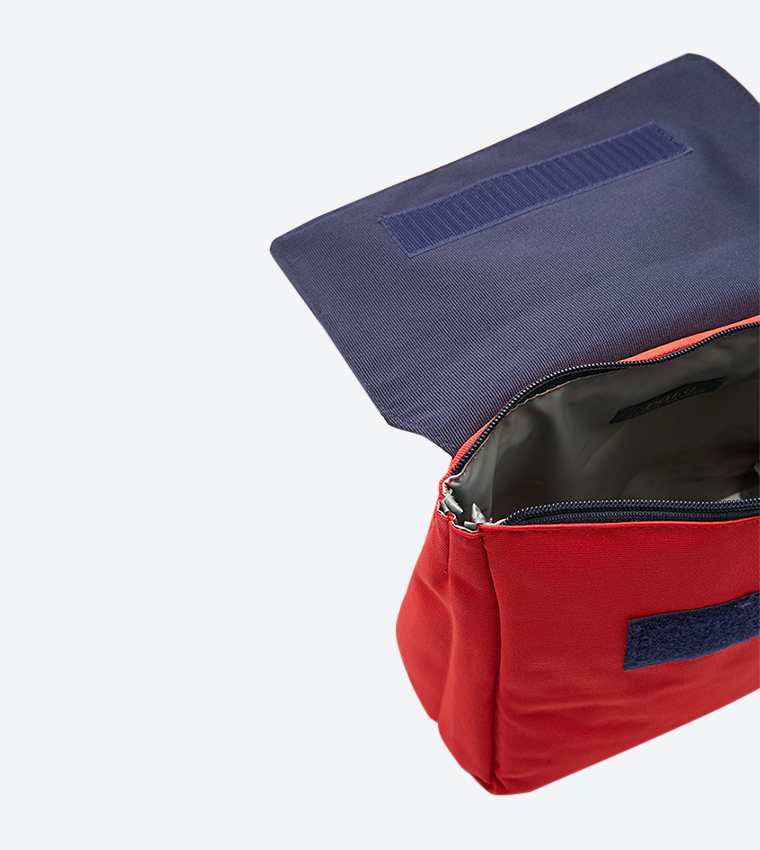 Buy Polo Ralph Lauren Front Flap Velcro Closure Lunch Bag Red RAS10118A RED  In Red | 6thStreet Kuwait