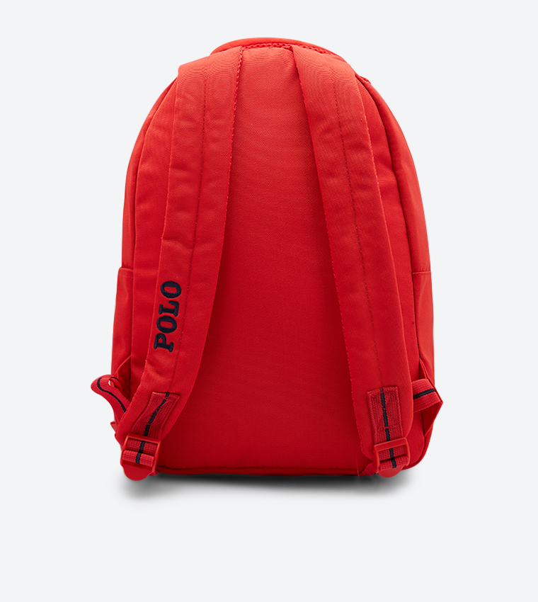 Buy Polo Ralph Lauren Top Zip Closure Double Shoulder Strap Trendy Backpack Red In Red 6thStreet Bahrain