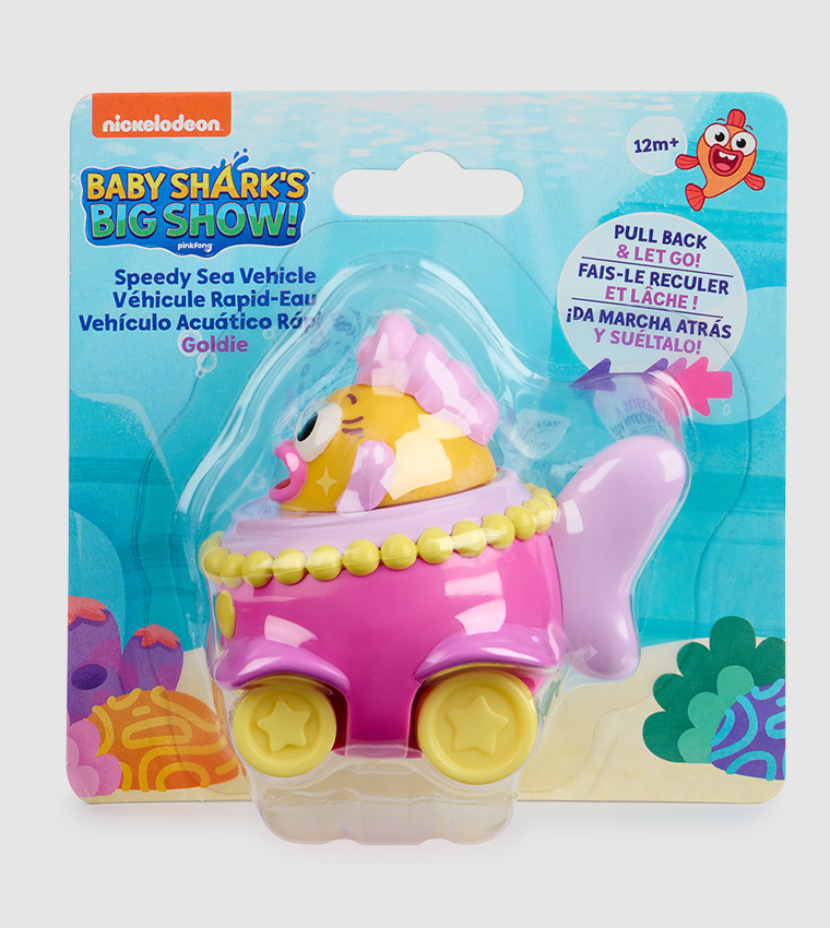 Baby Shark's Big Show! Speedy Sea Vehicle 3-Pack - Baby Shark, Goldie & Hank