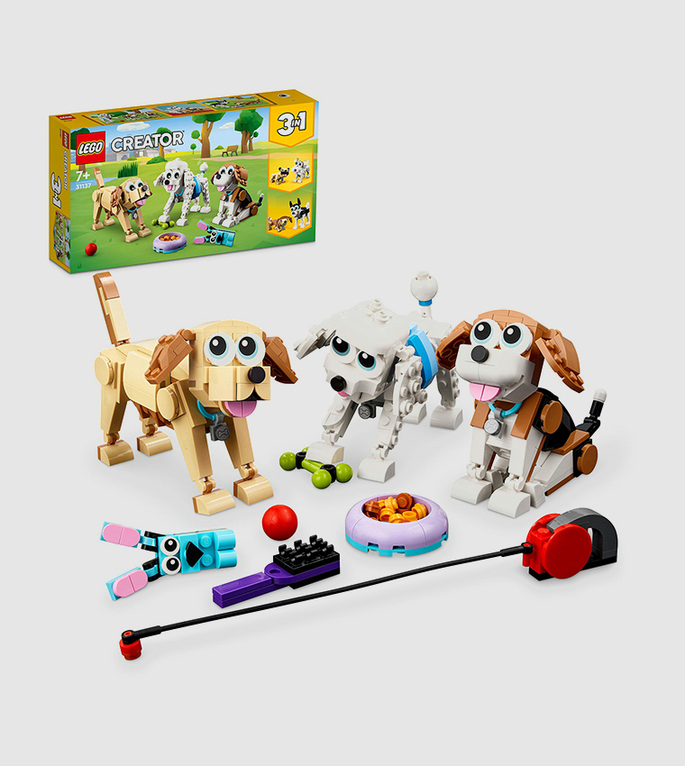 Adorable Dogs DIY Lego Set