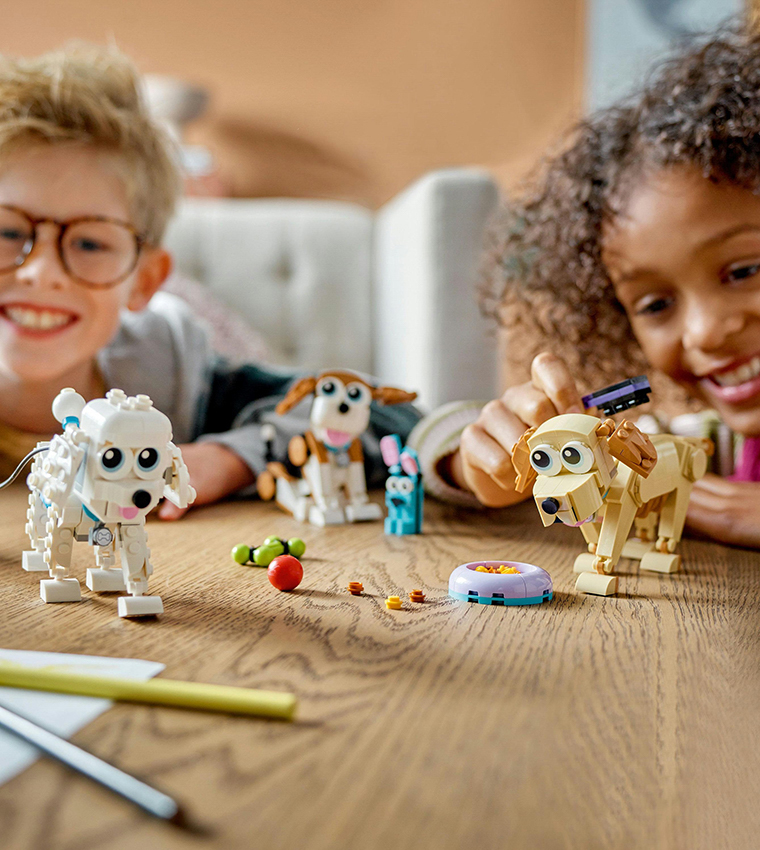 Adorable Dogs DIY Lego Set