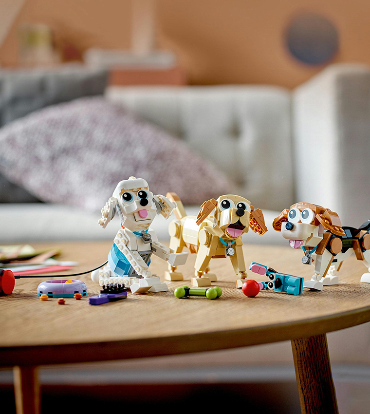 Adorable Dogs DIY Lego Set