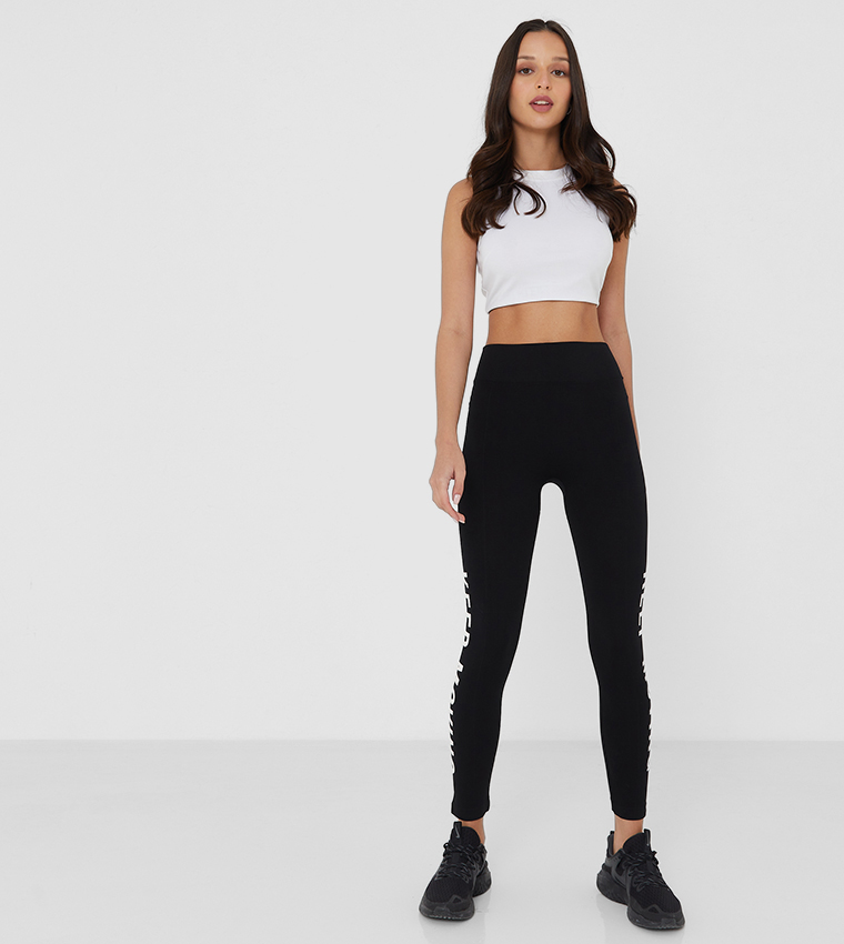 Buy R&B R&B Black Shapewear Sports Leggings For Women In Black