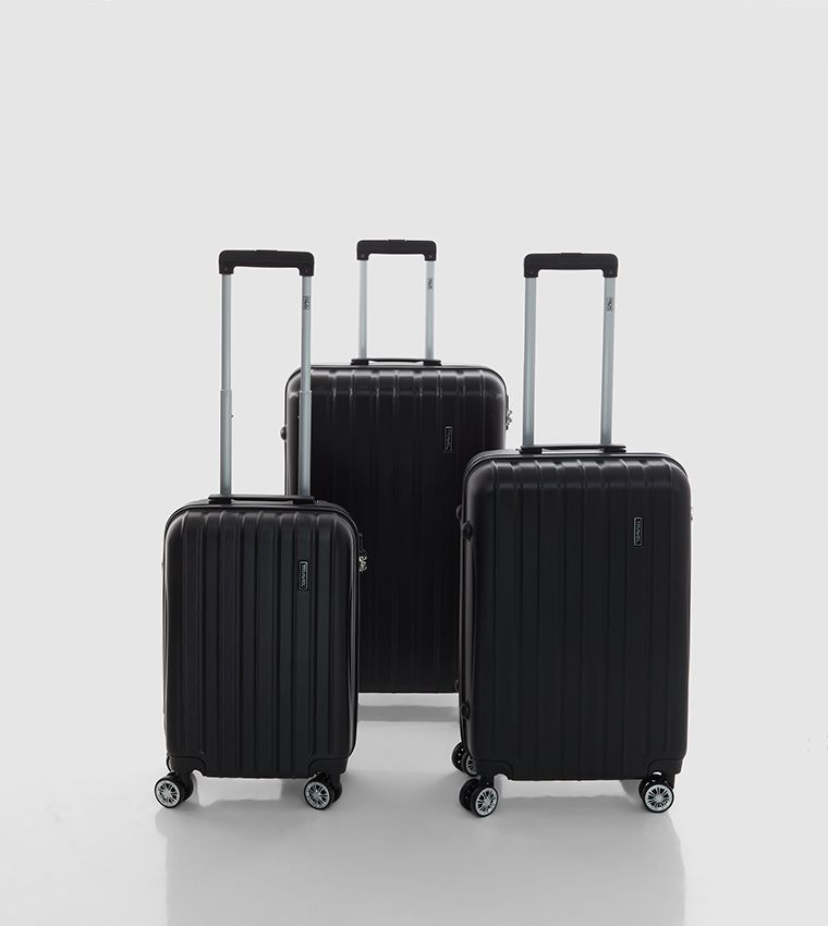 Buy R&B Synthetic Trolly Bag In Black 6thStreet Kuwait