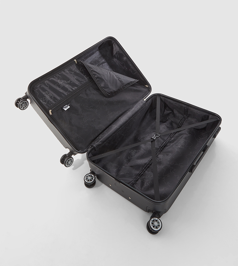 Buy R&B Synthetic Trolly Bag In Black 6thStreet Kuwait