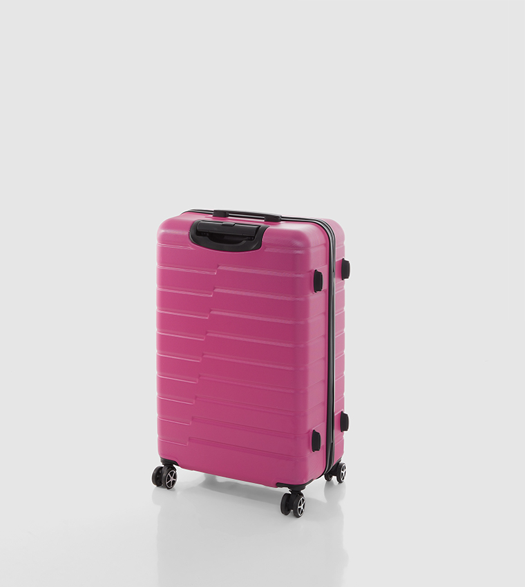 Buy R&B Synthetic Trolly Bag In Pink 6thStreet Kuwait