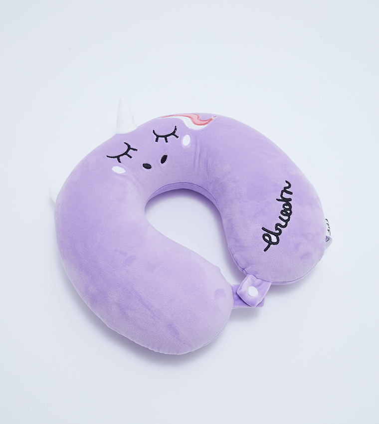 Buy R&B Neck Pillow In Purple 6thStreet UAE