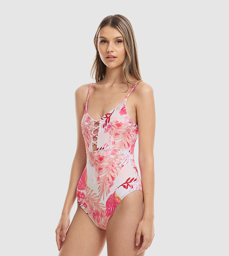 'RE26' one-piece swimsuit Beachwear