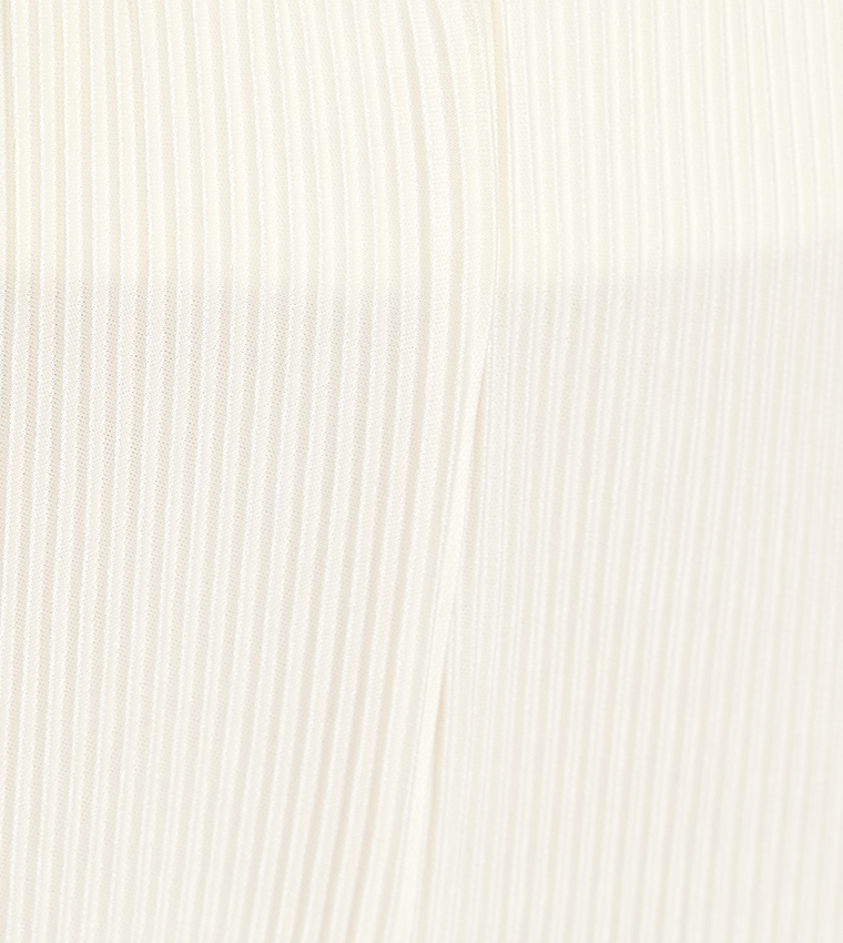Solid Parallel Pants with Elasticated Waist