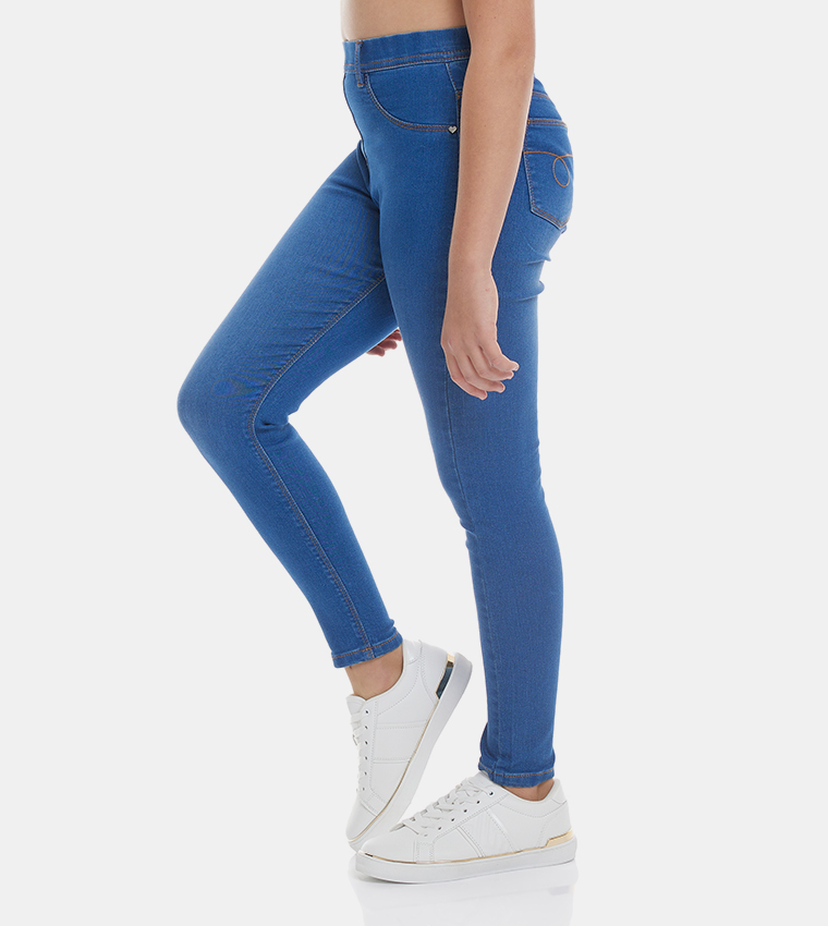 Jeggings with Elasticated Waist