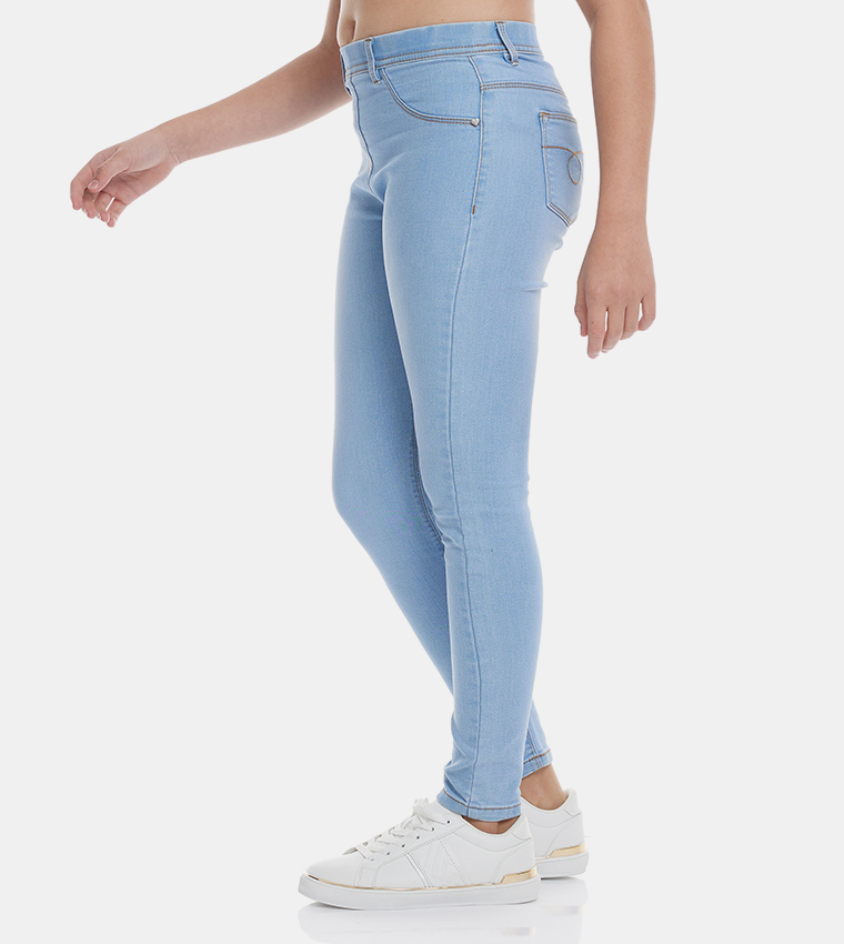 Jeggings with Elasticated Waist