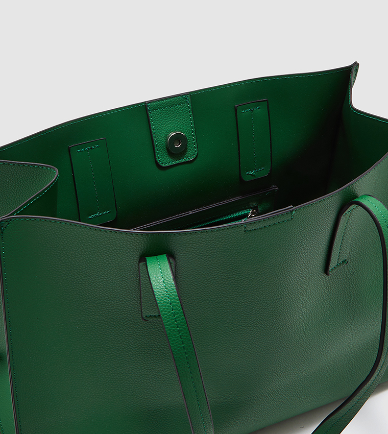 Handbag Rbt Buy R&B Solid Tote Bag In Green | 6thStreet Qatar