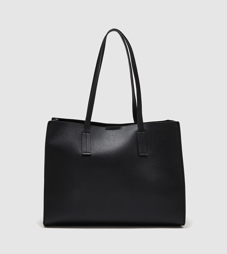 Handbag Rbt Buy R&B Solid Tote Bag In Black | 6thStreet Qatar