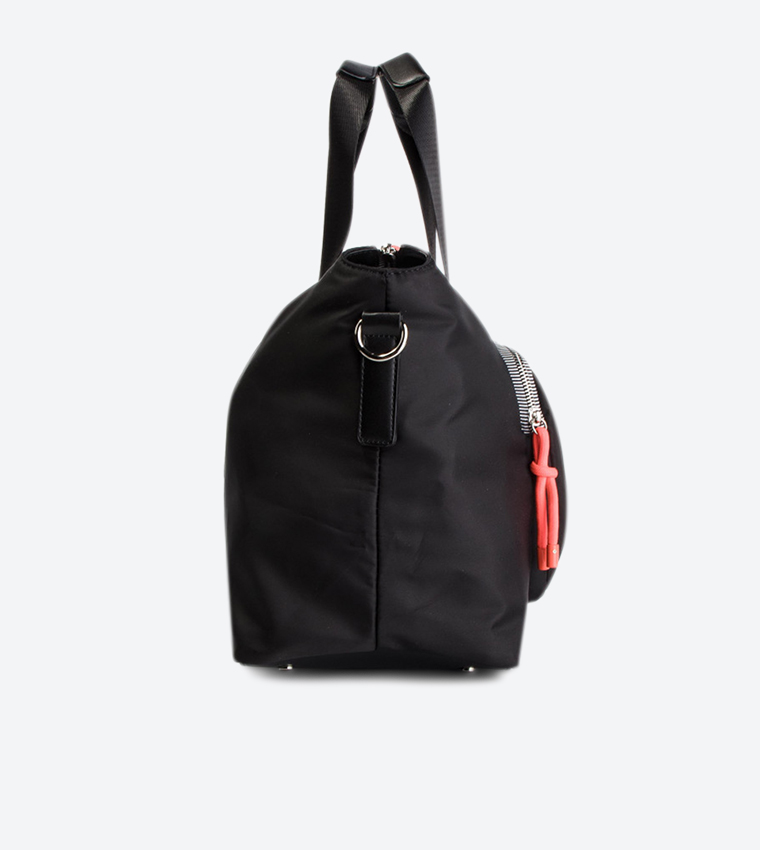 Buy Jenny Fairy CCC Top Handles Zip Closure Tote Bag Black RC16236 In