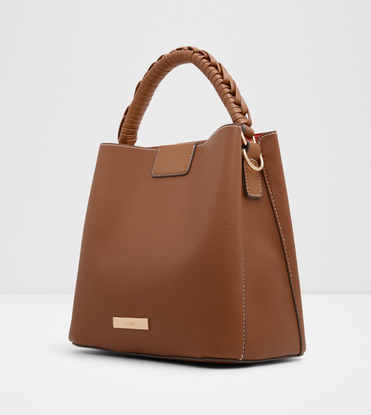 REBEKIA Textured Top Handle Bag