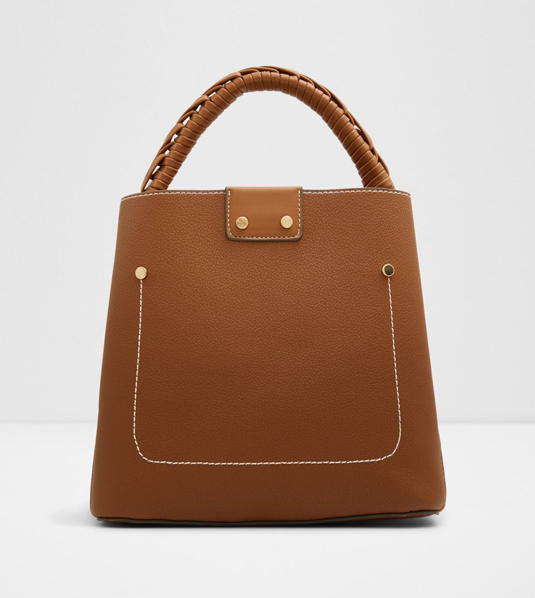 REBEKIA Textured Top Handle Bag