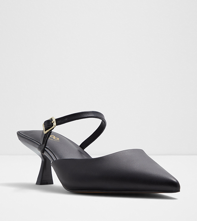 REEVE Pointed Toe Mule Pumps