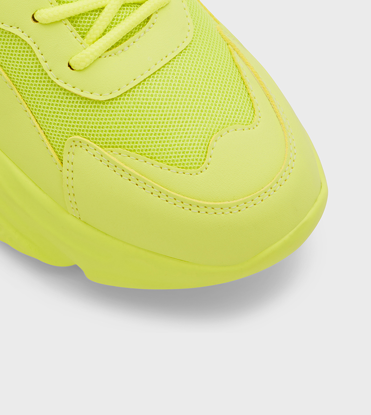Chunky yellow trainers shop