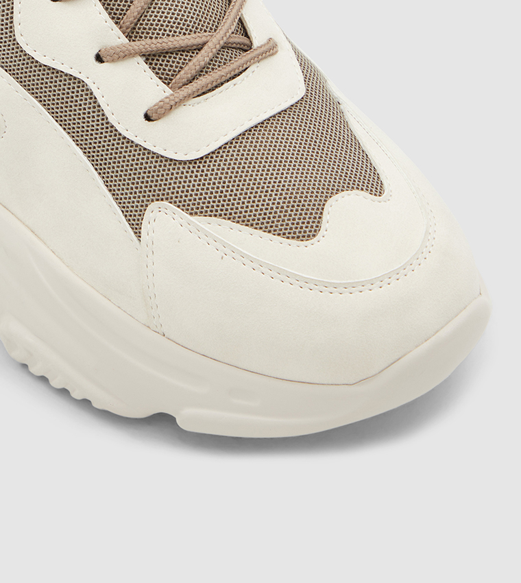 Buy Call It Spring REFRESHH Lace Up Chunky Sneakers In Off