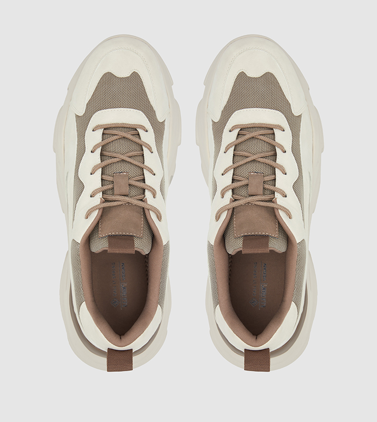 Buy Call It Spring REFRESHH Lace Up Chunky Sneakers In Off White 