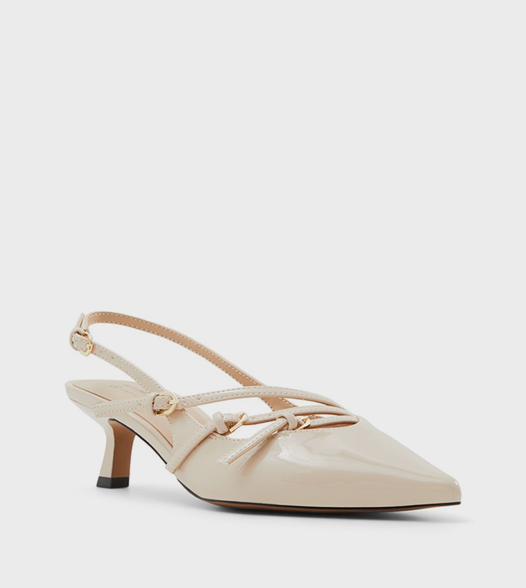 Kitty heel pumps hot sale
