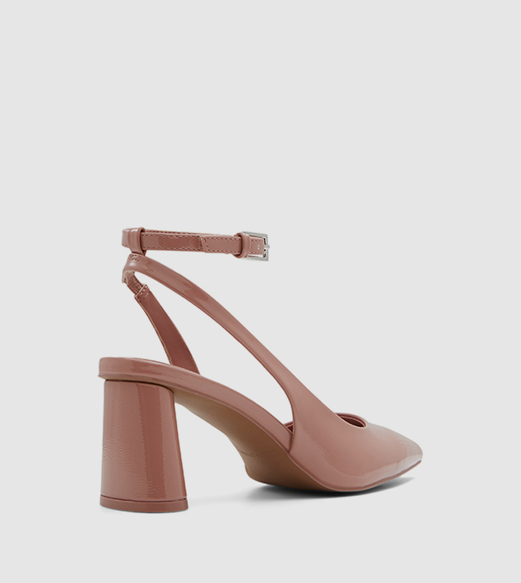 Open toe pumps deals with ankle strap