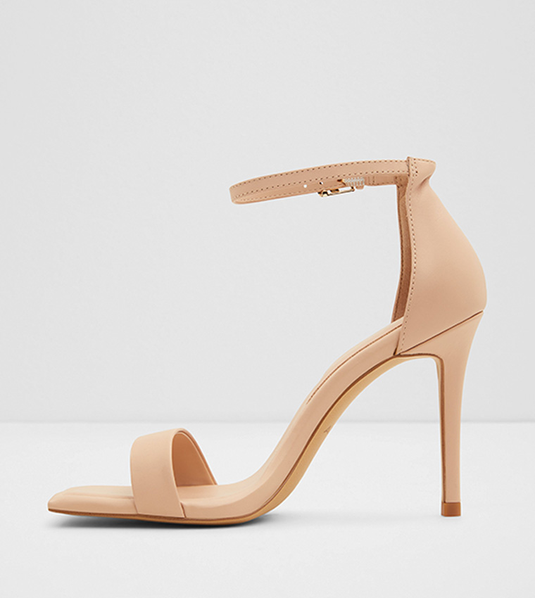 Renza Square Toe Stiletto Heeled Sandals-Flex Collections 