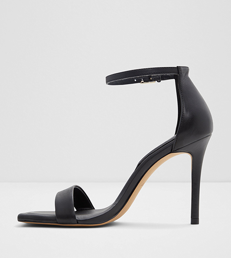 Renza Square Toe Stiletto Heeled Sandals-Flex Collections 