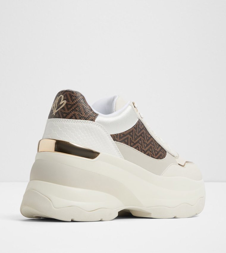 REXSON Color Block Wedge Sneakers