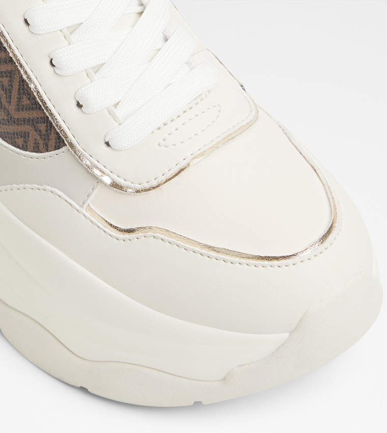 REXSON Color Block Wedge Sneakers
