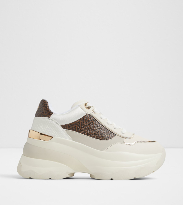 REXSON Color Block Wedge Sneakers
