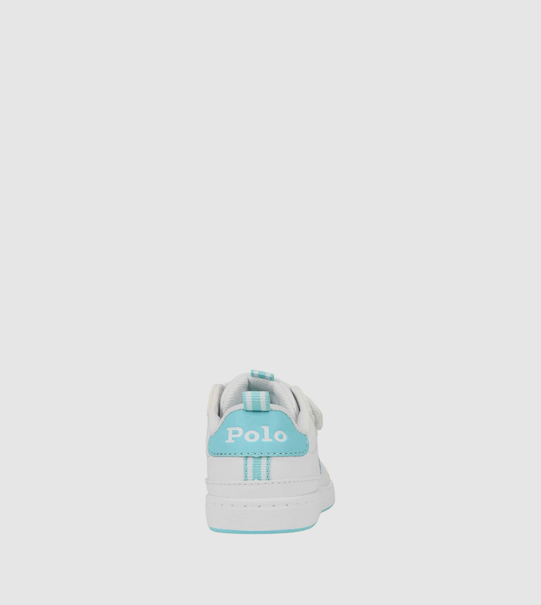 Buy Polo Ralph Lauren Heritage Court EZ Toddler Sneakers In White 