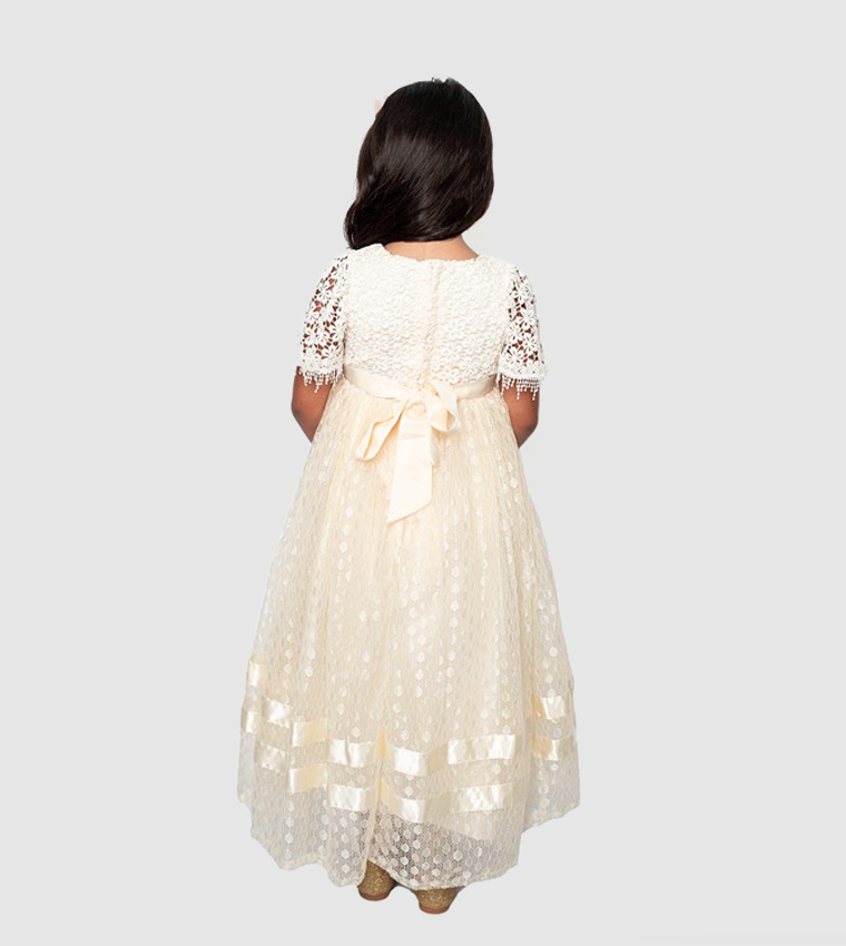 Lace Fit and Flare Gown