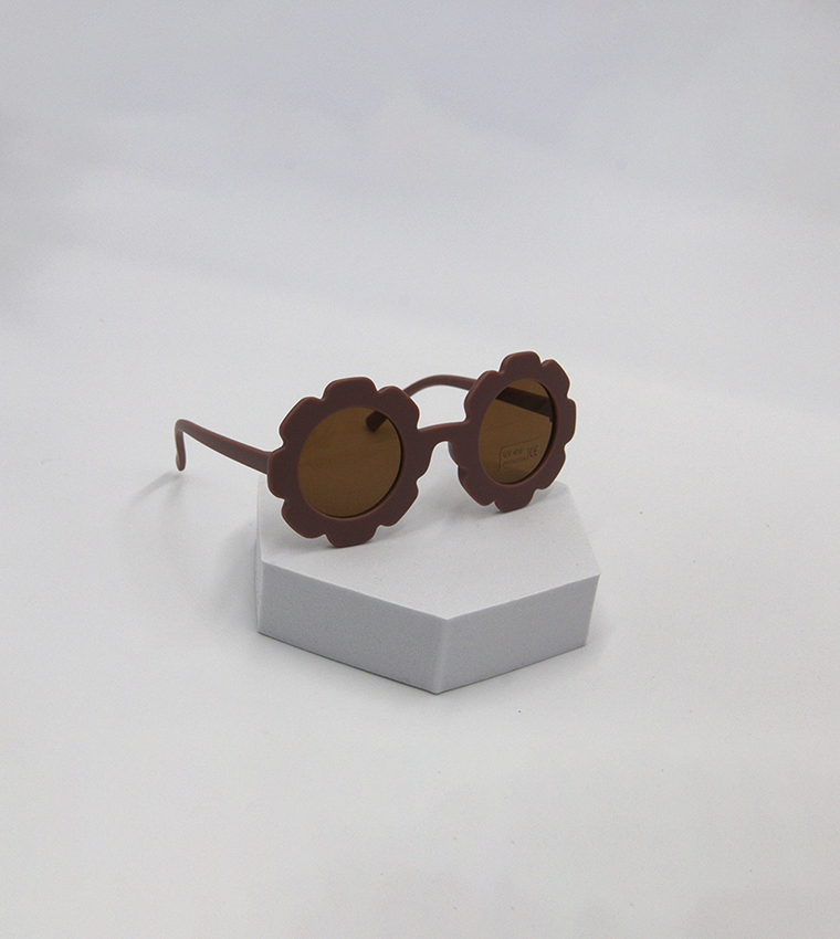 AMIRAH Sunglasses and Flower Headband Set