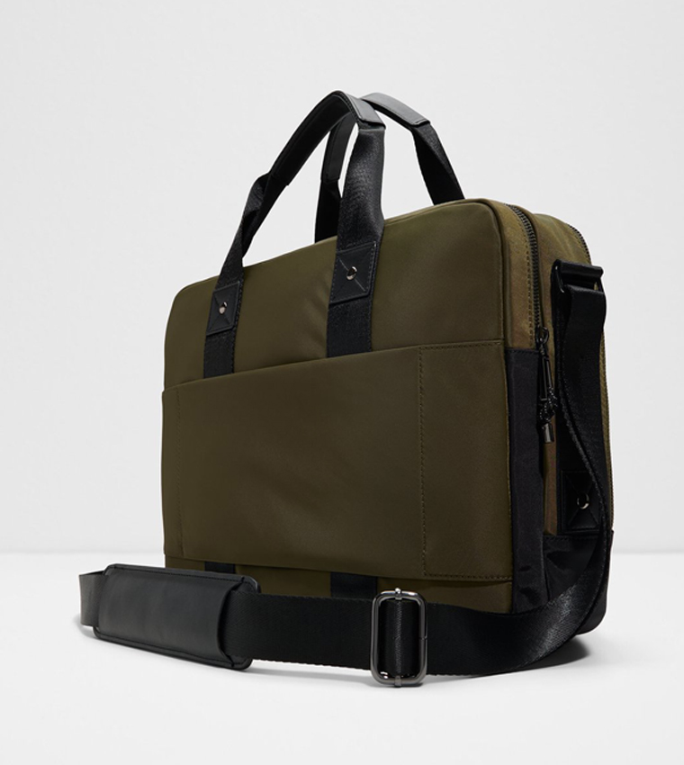 RHERARIEN Color Block Laptop Bag
