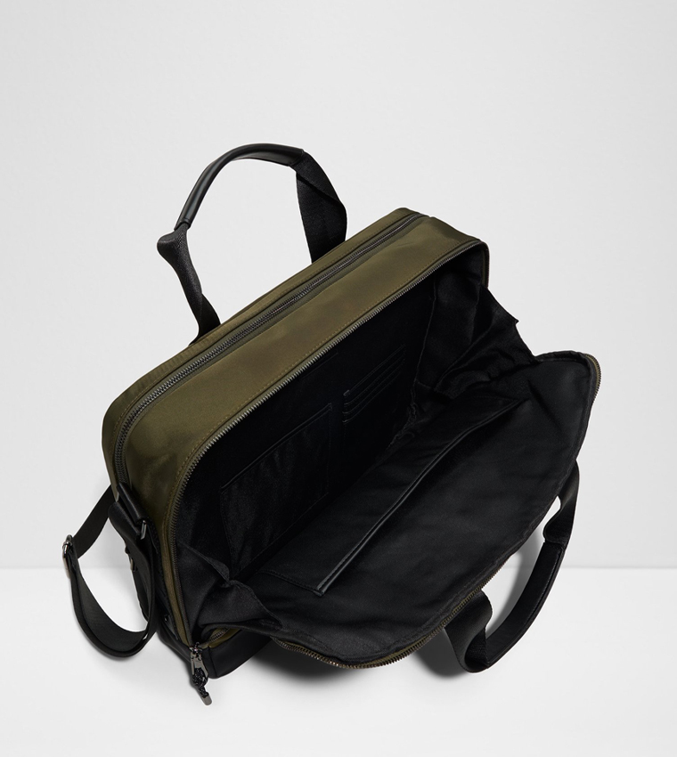 RHERARIEN Color Block Laptop Bag