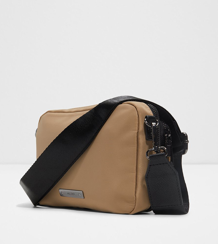 RHERIF Logo Detail Zippered Crossbody Bag