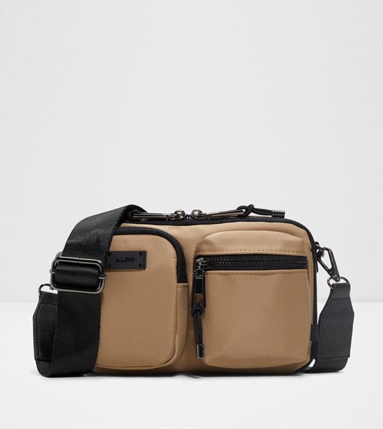 RHERIF Logo Detail Zippered Crossbody Bag