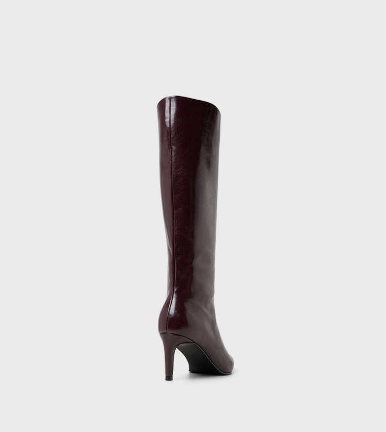 RHODDE Knee High Heeled Boots