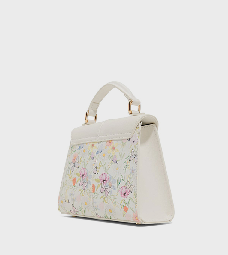RIILEYY Floral Patterned Top Handle Bag