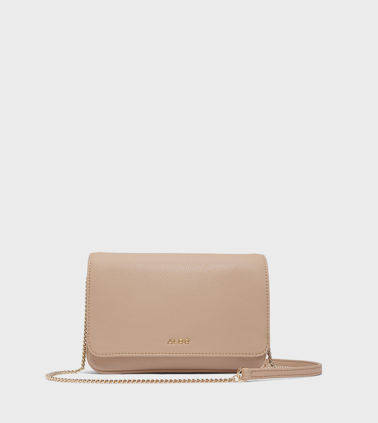 RIVERLY Textured Flap Crossbody Bag