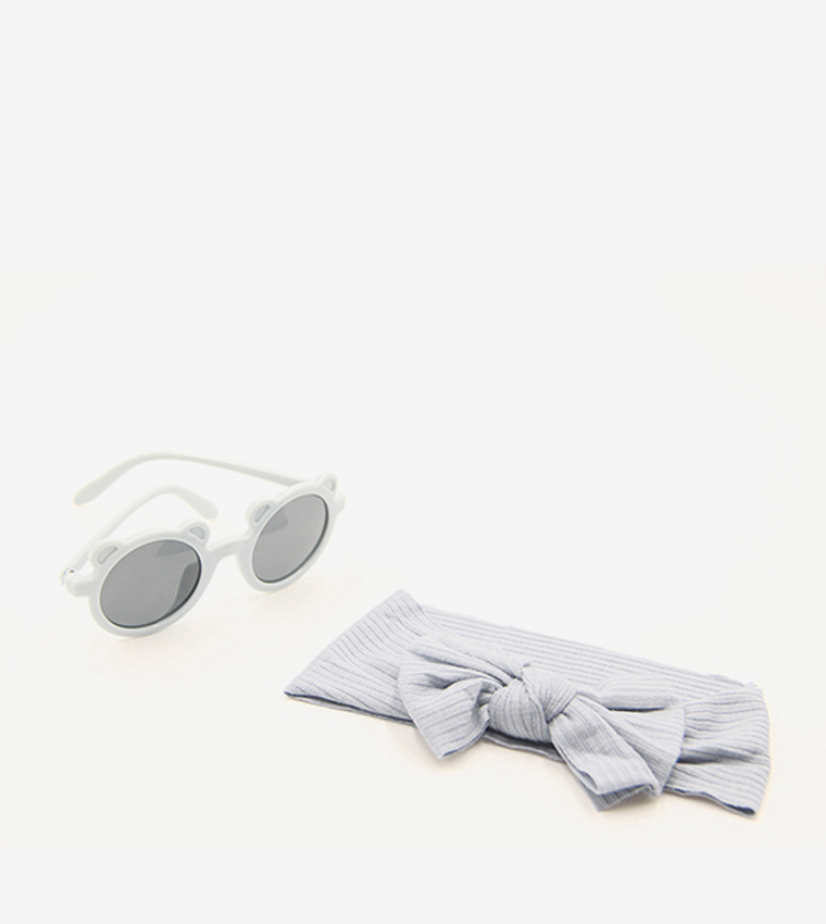 ANA Sunglasses and Bow Headband Set